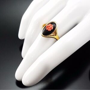 Avon Midnight Rose Ring Size 6